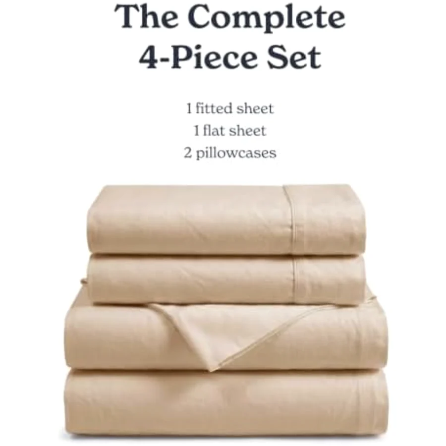 100% Cotton Sheet Set Queen, view 5