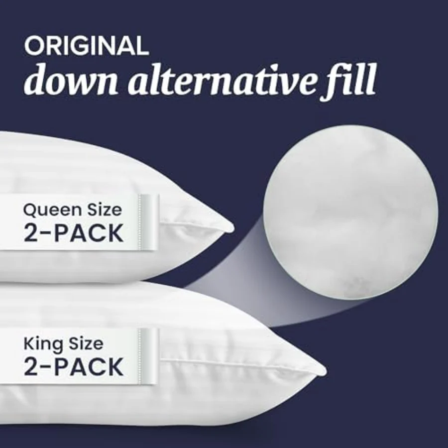 White Pillow Protectors King, 7LV5, view 3