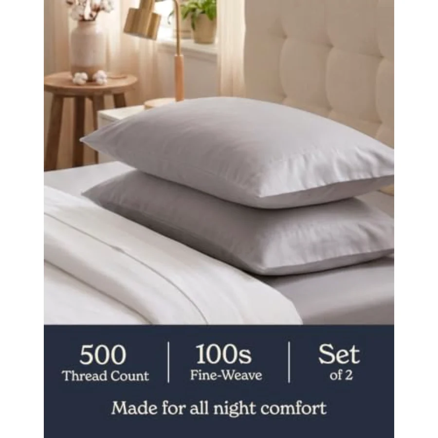 Cool Touch Sateen Pillowcases King, view 4