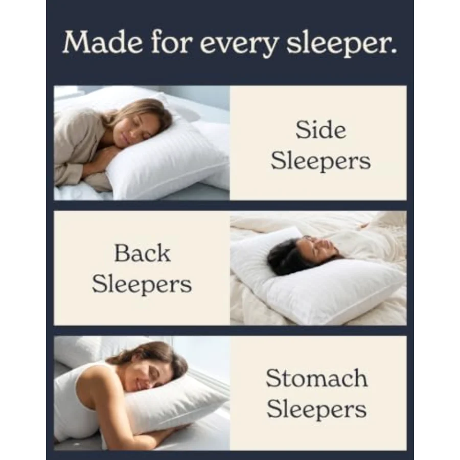 White Bed Pillows King, view 6
