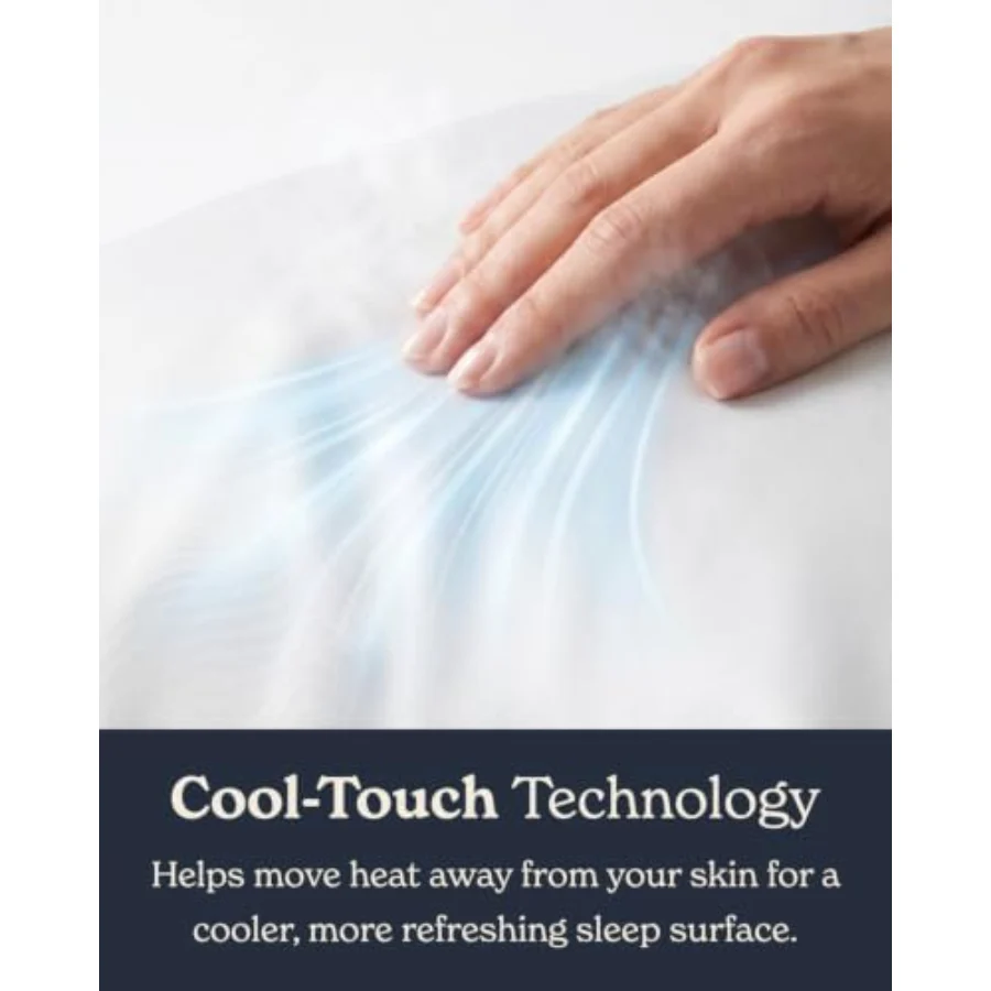 Cooling Pillowcases Standard/Queen, Set of 2, 03 - Gray, view 5
