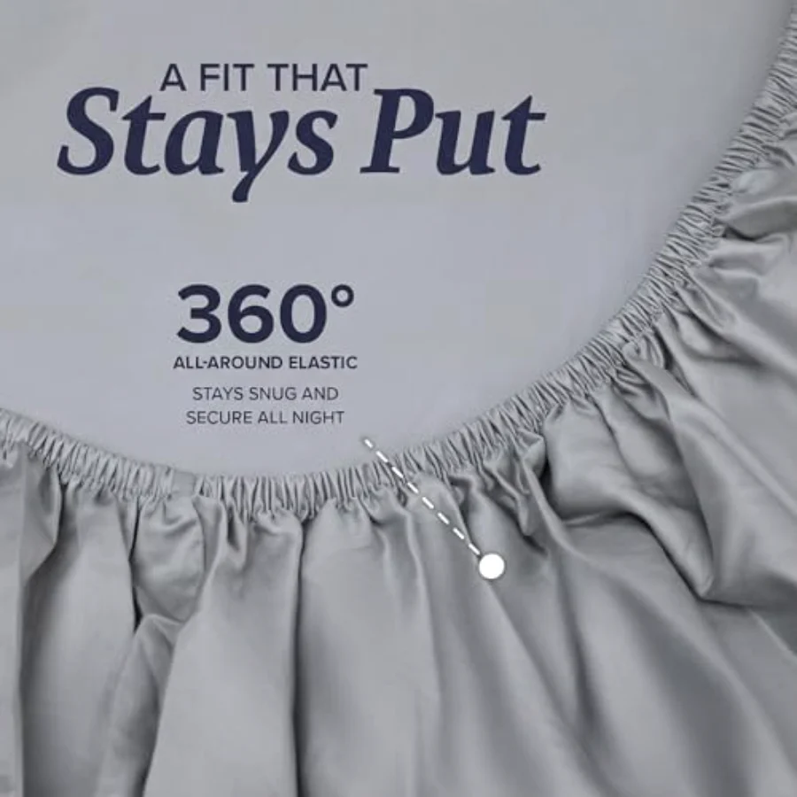 500TC Sateen Pillowcases King, VYFY, view 5