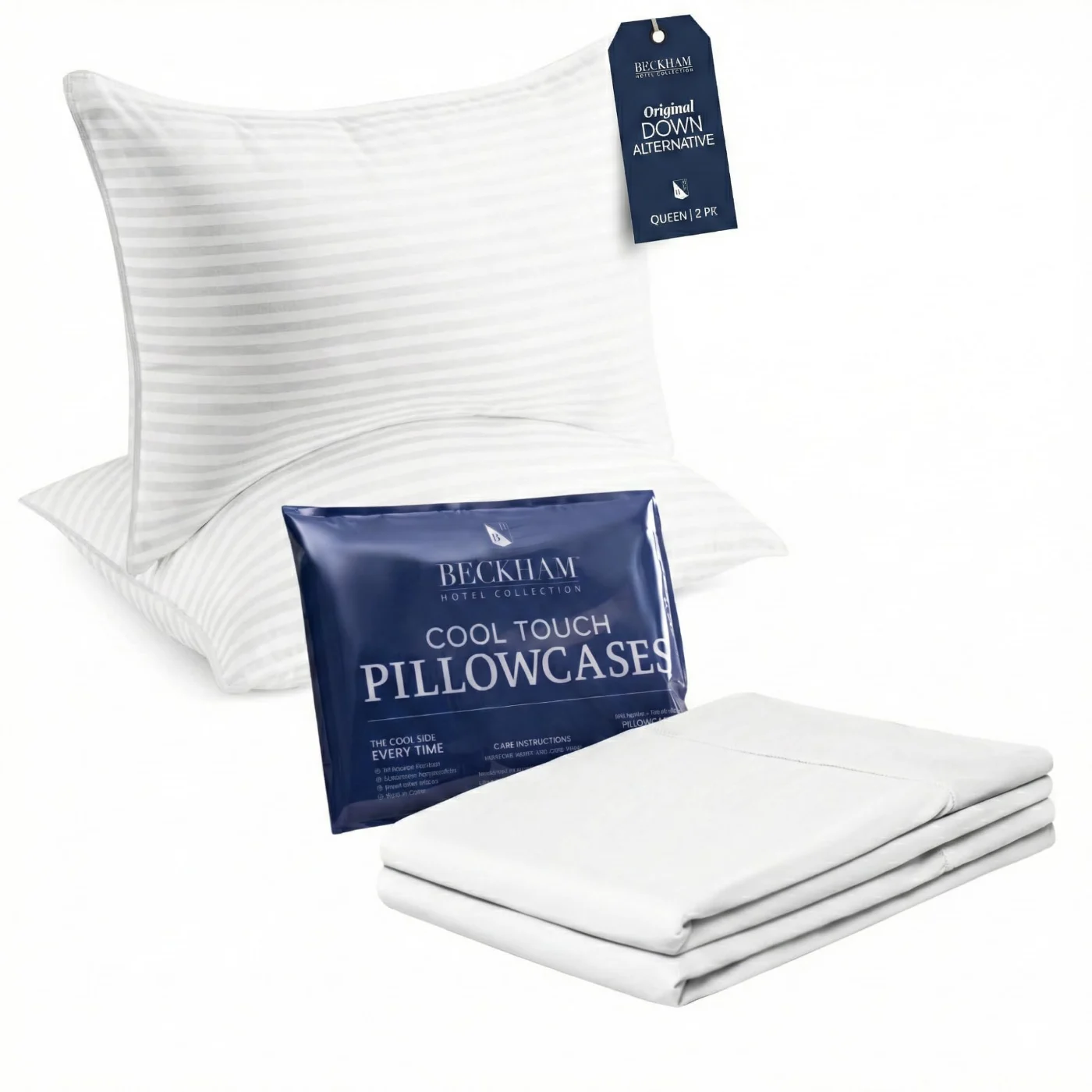 White Pillowcases Queen