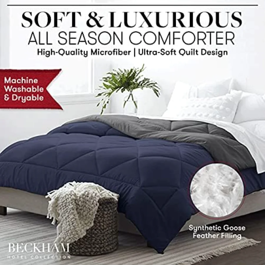 Goose Down Alternative Reversible Comforter Twin/Twin XL, view 2
