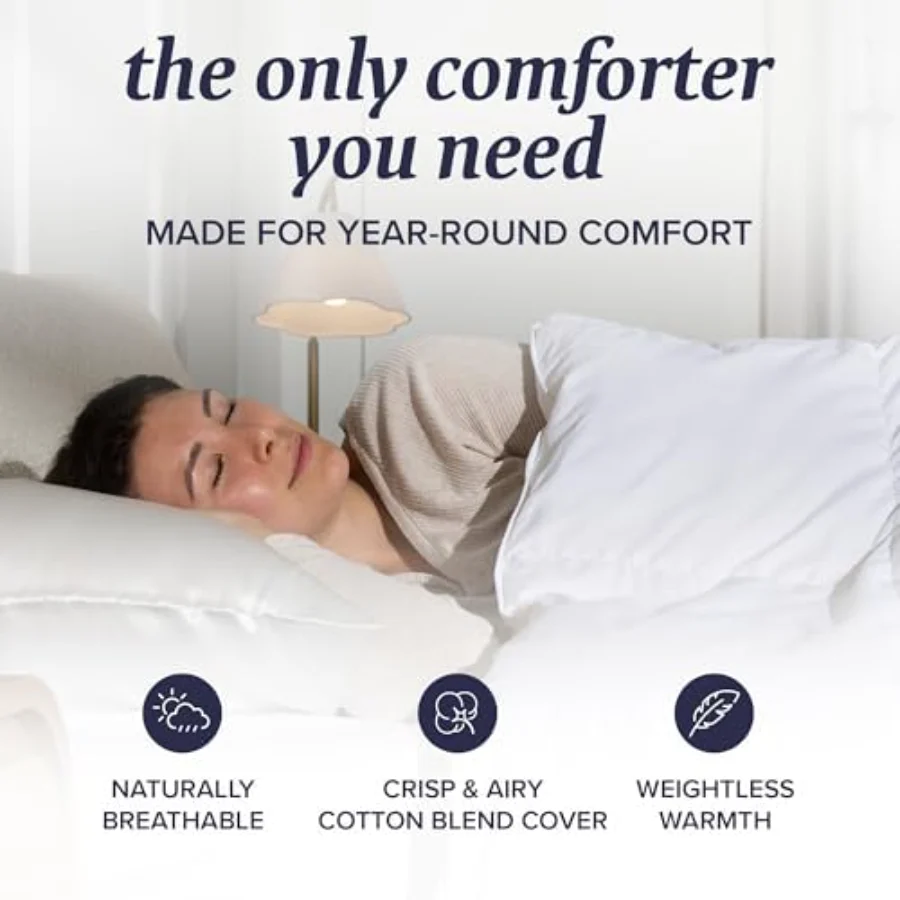 Feather Down Comforter King/Cal King, view 4