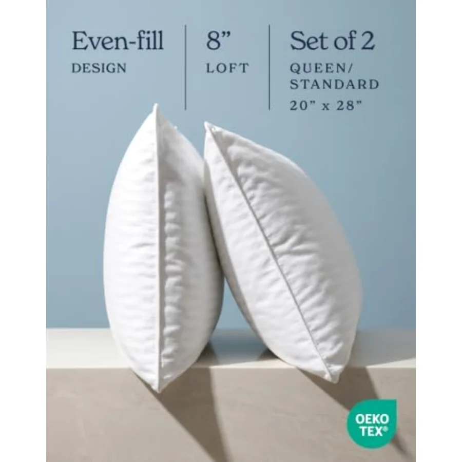 White Bed Pillows King, view 5