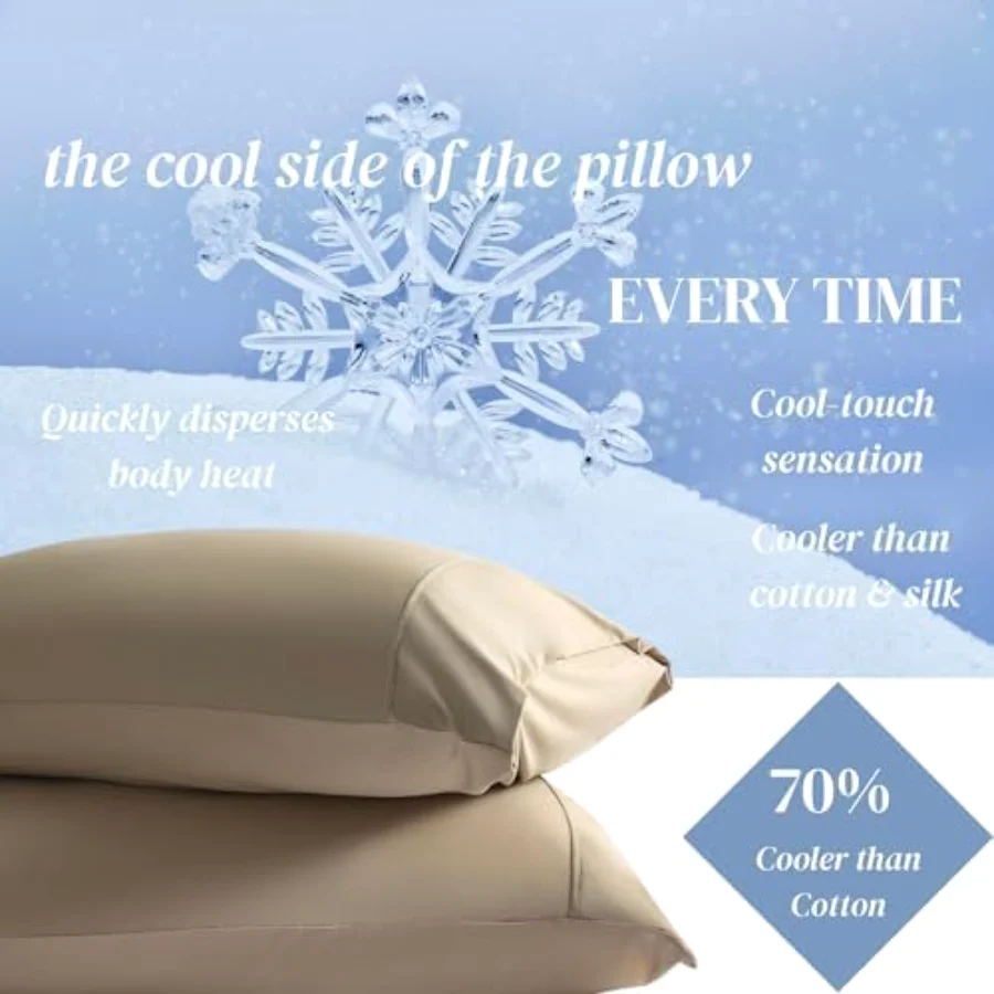 Memory Foam Pillowcases King, Set of 2, view 7