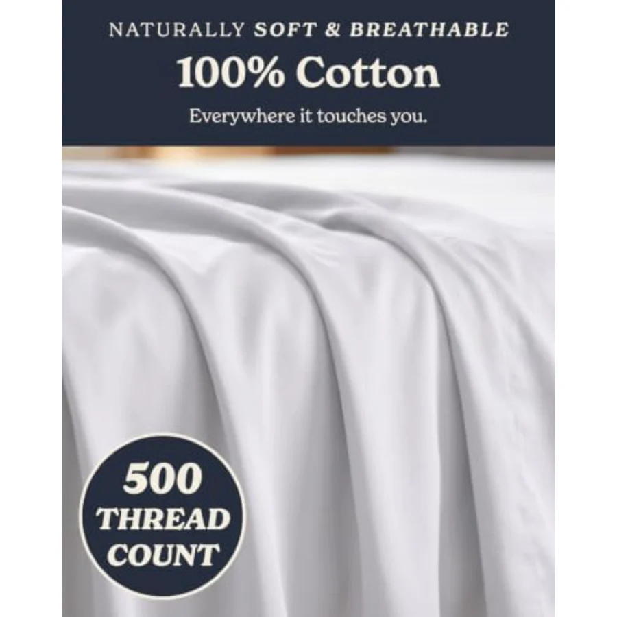 100% Cotton Sheet Set Twin XL, view 3