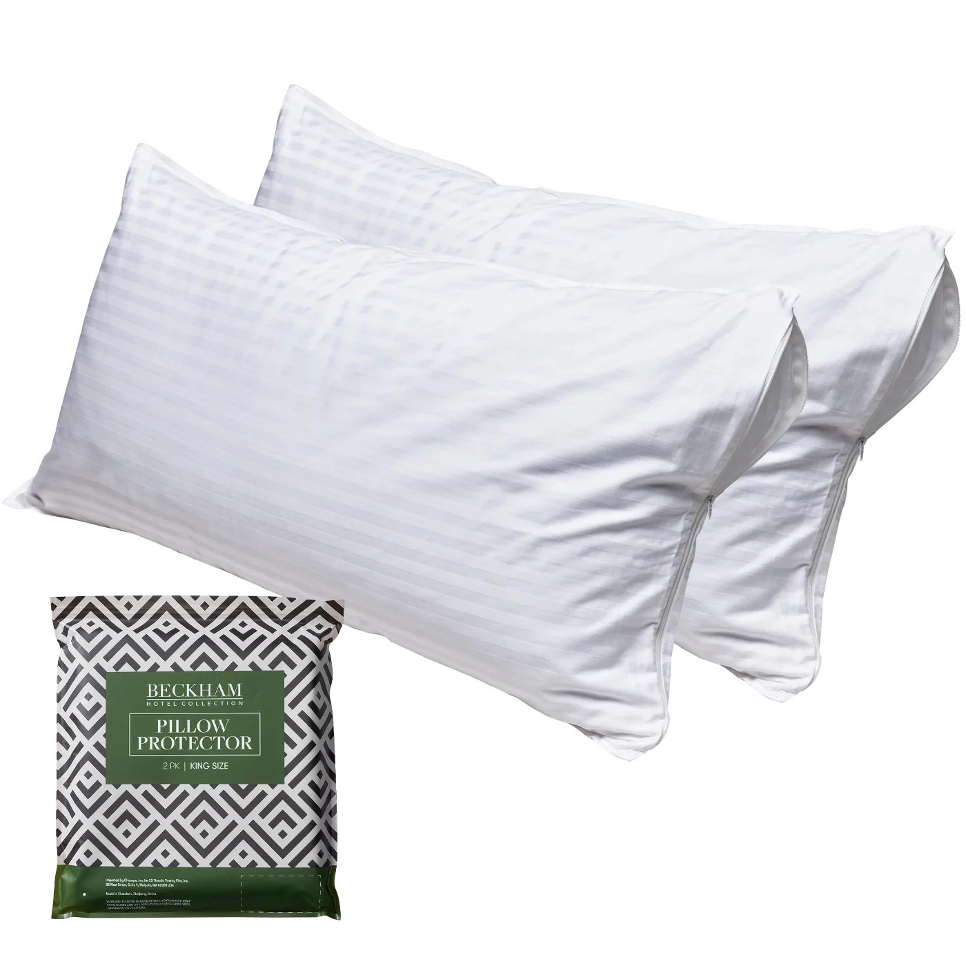 White Pillow Protectors Queen