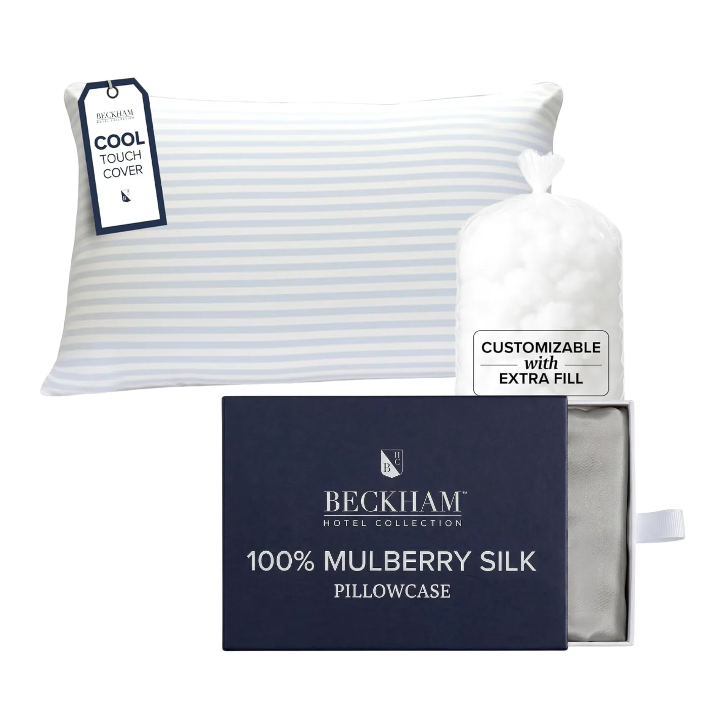 Adjustable Cooling Pillowcases King, Set of 1