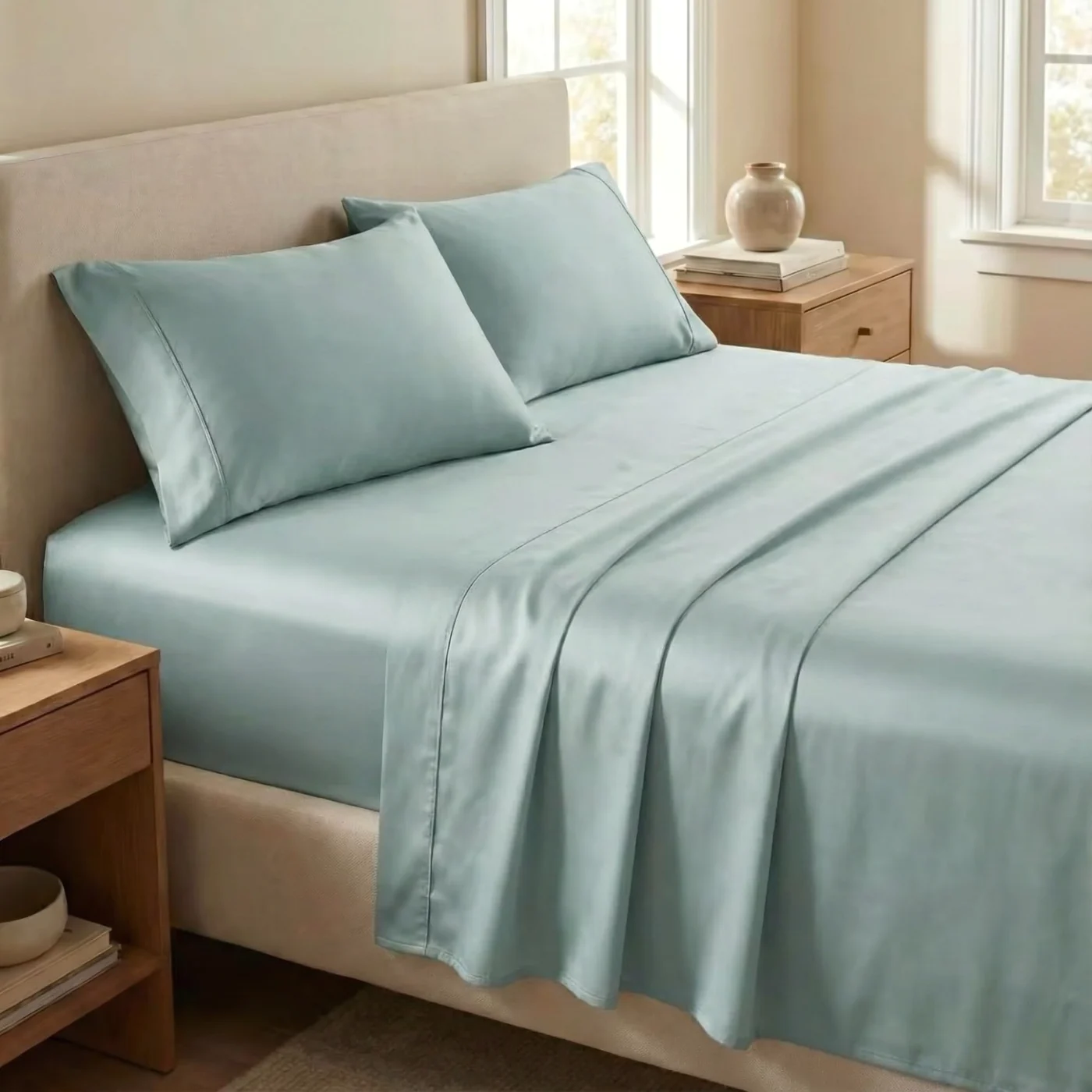 100% Cotton Sheet Set Cal King