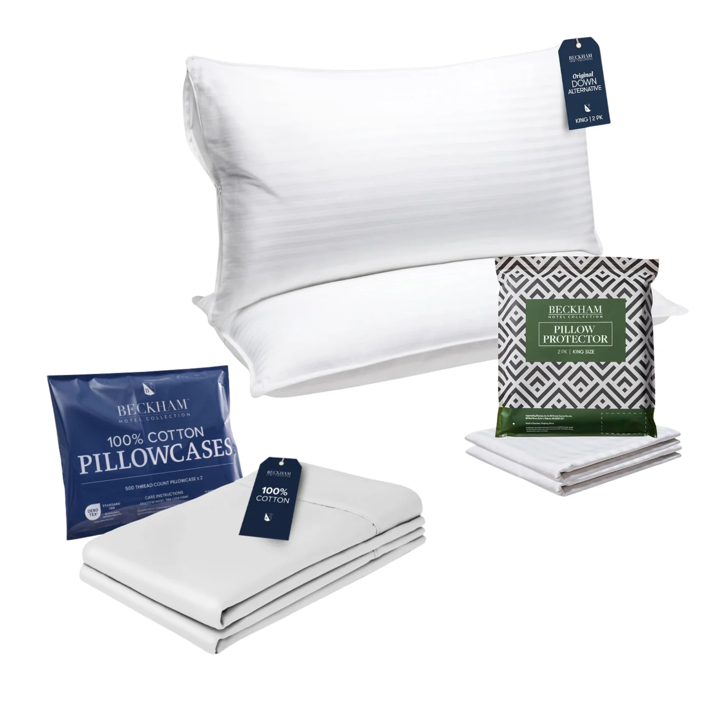 White Pillow Protectors King, YDPK