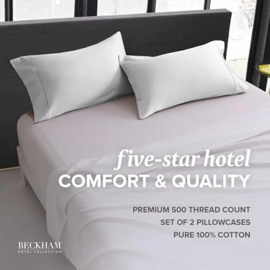Cotton Pillow Protectors King, view 6