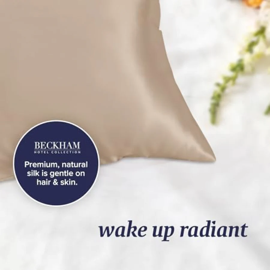 22 Momme 6A Grade Pillowcases Queen, Champagne, view 6