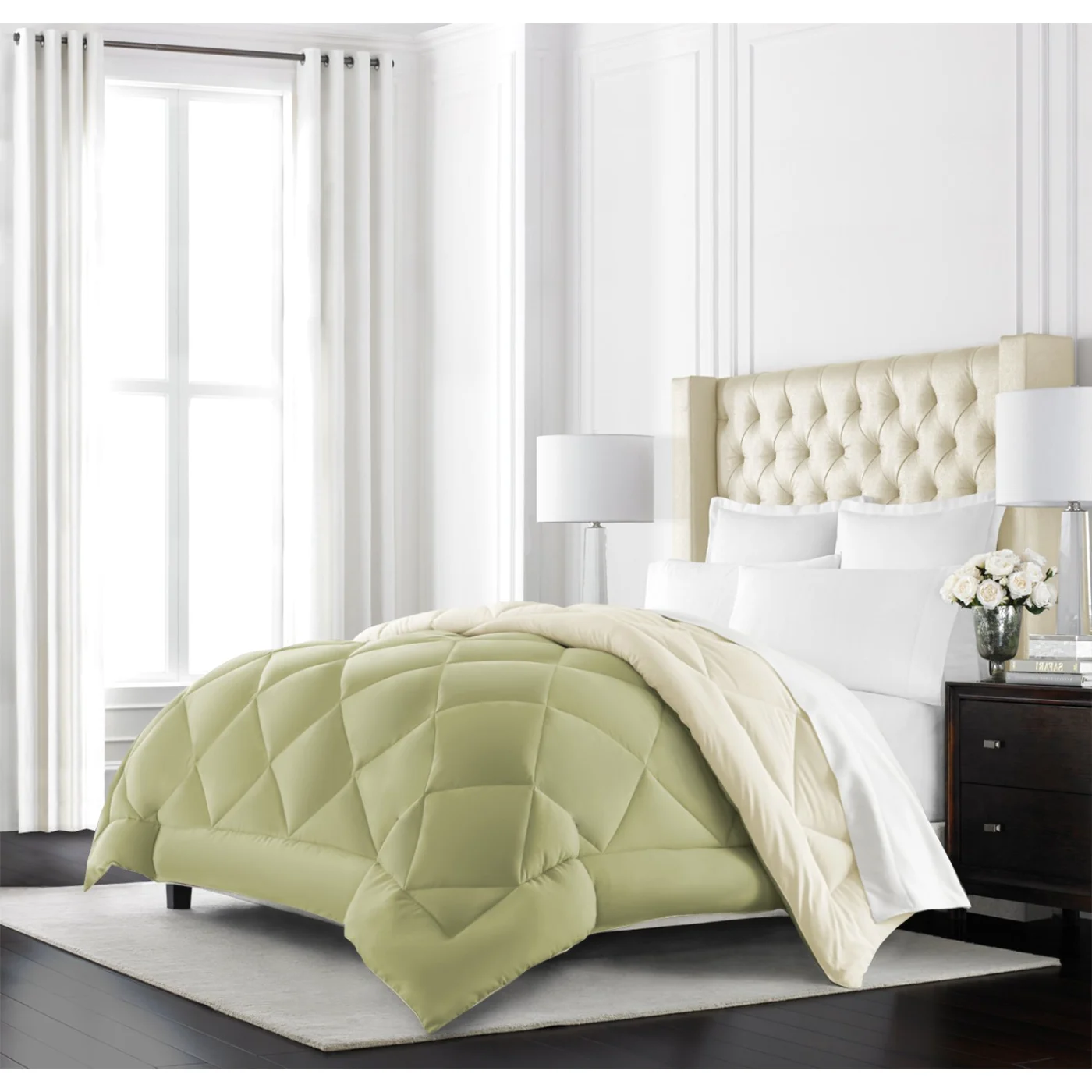 Goose Down Alternative Reversible Comforter Full/Queen