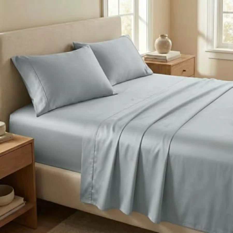 Deep Pocket Mattress Pad Cal King, Gray, view 6