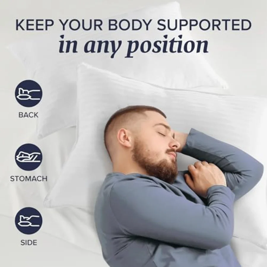 2 Down Alt 2 Memory Foam Pillows King, view 7