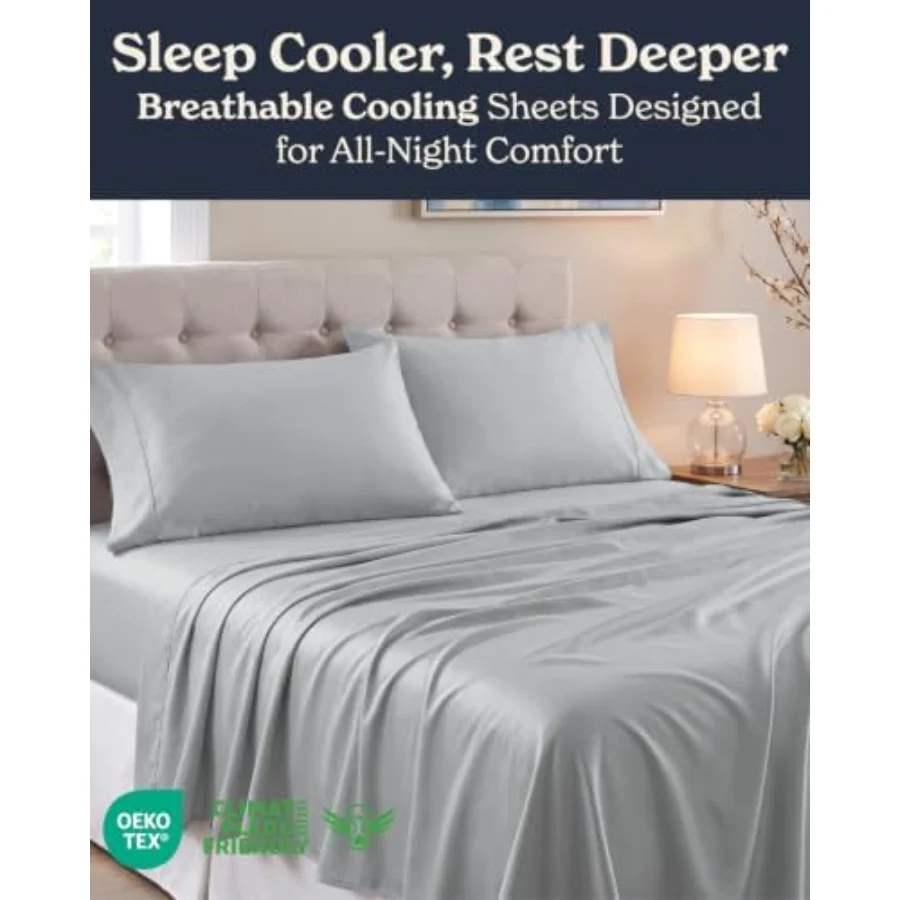 Cooling Sheet Set Queen, Set of 4, view 2