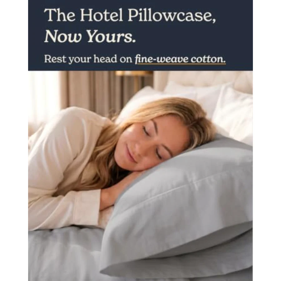 Cool Touch Sateen Pillowcases Queen, view 3