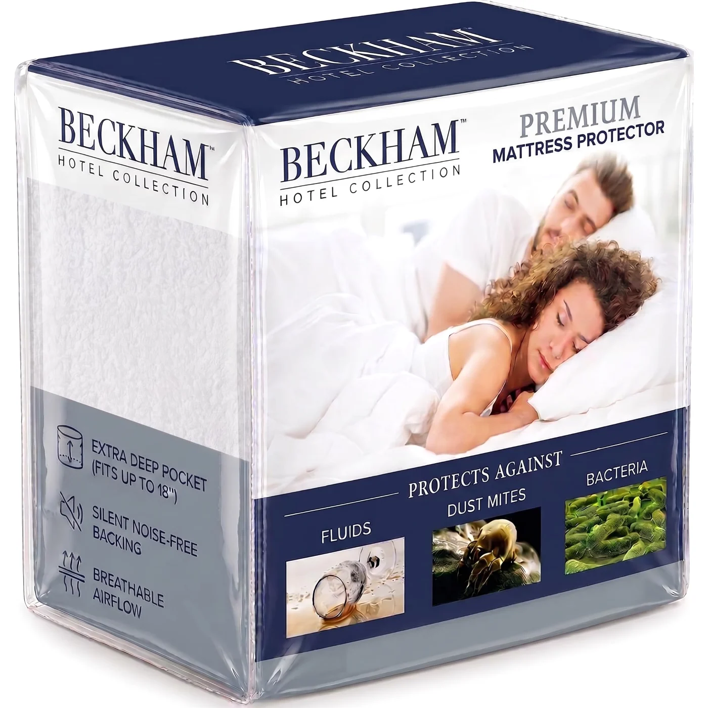Hotel-Grade Cotton Blend Mattress Protector Twin XL