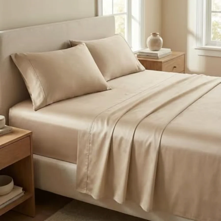 Cotton Pillowcases Queen, Set of 4, view 2