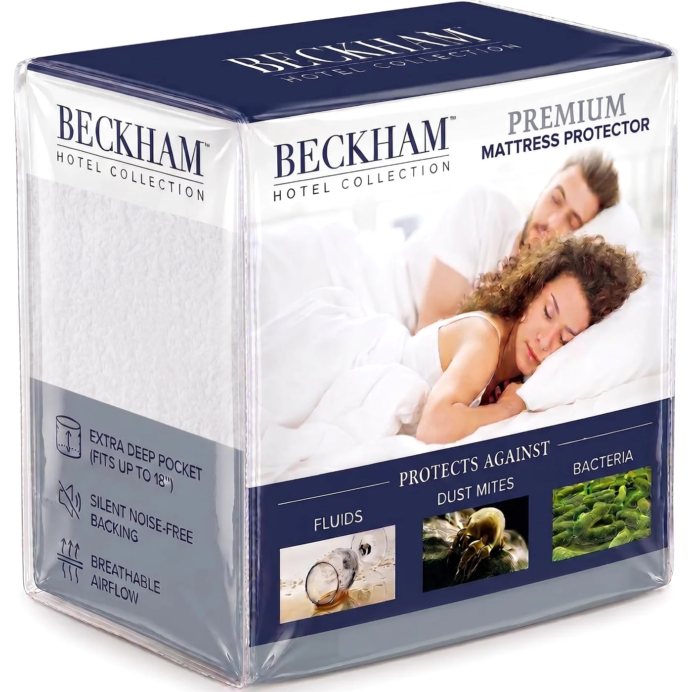 Hotel-Grade Cotton Blend Mattress Protector Full