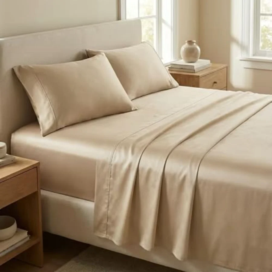 Down Alternative Bedding Bundle Queen, Set of 4, Sand, view 5