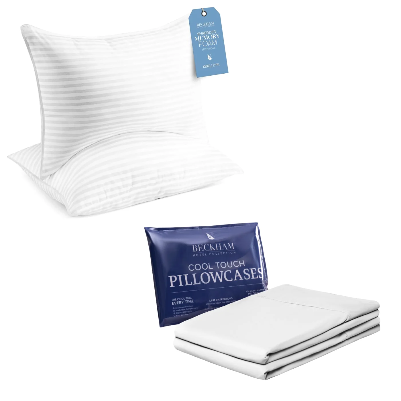 Memory Foam Pillowcases King