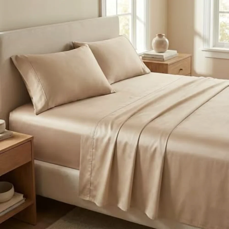 Down Alternative Bedding Bundle King, Set of 4, Sand, view 5
