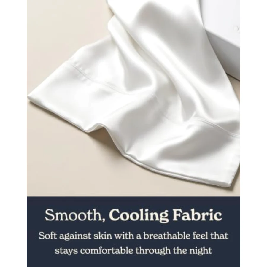 Cooling Pillowcases Standard/Queen, Set of 2, 03 - Gray, view 2