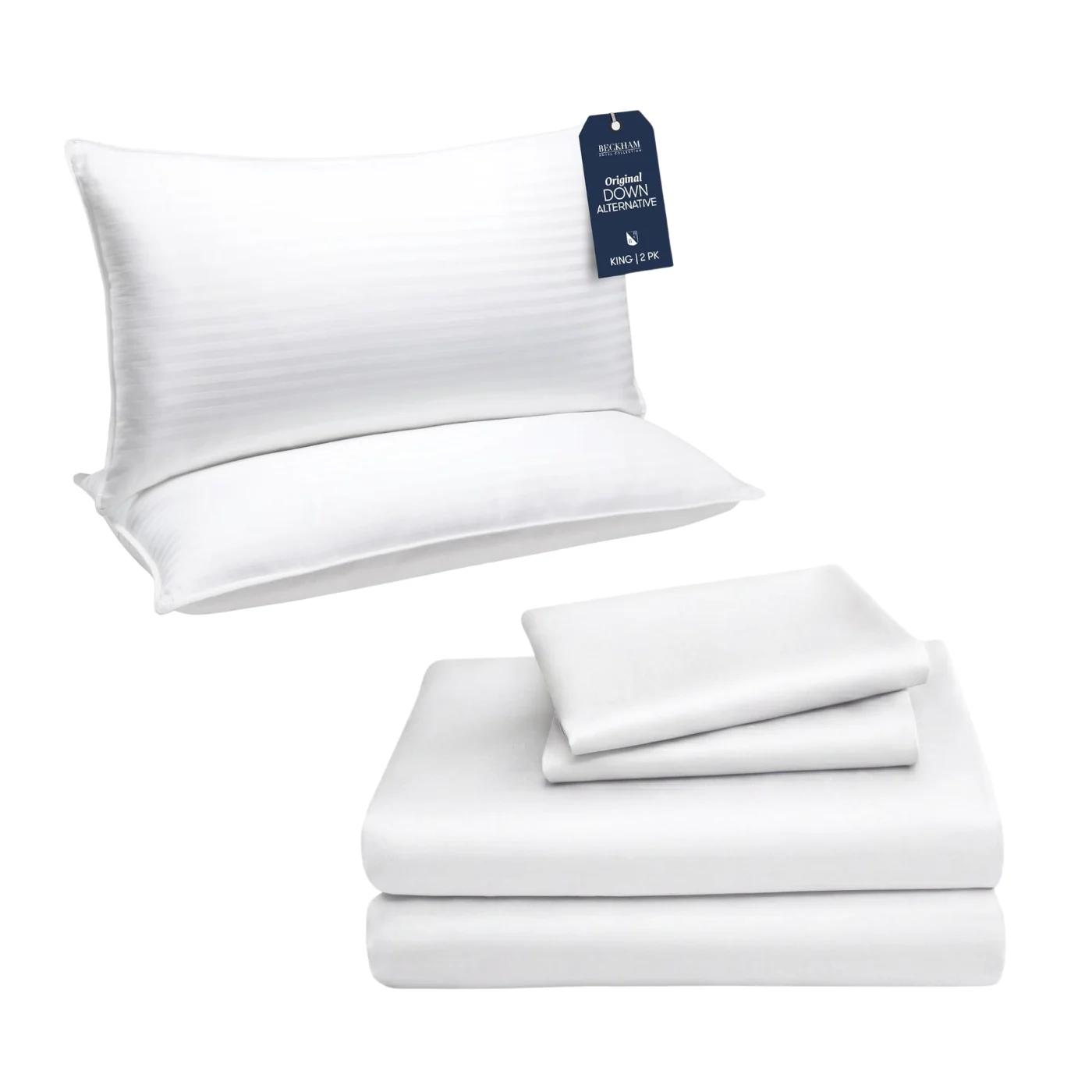 Down Alternative Bedding Bundle King, Set of 4