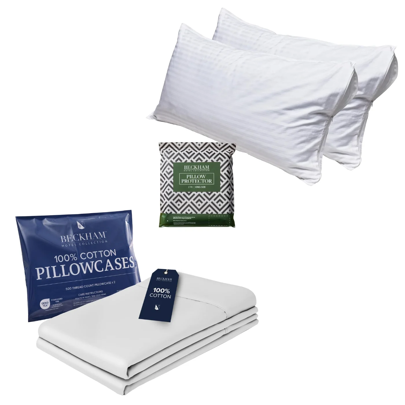 Cotton Pillow Protectors King