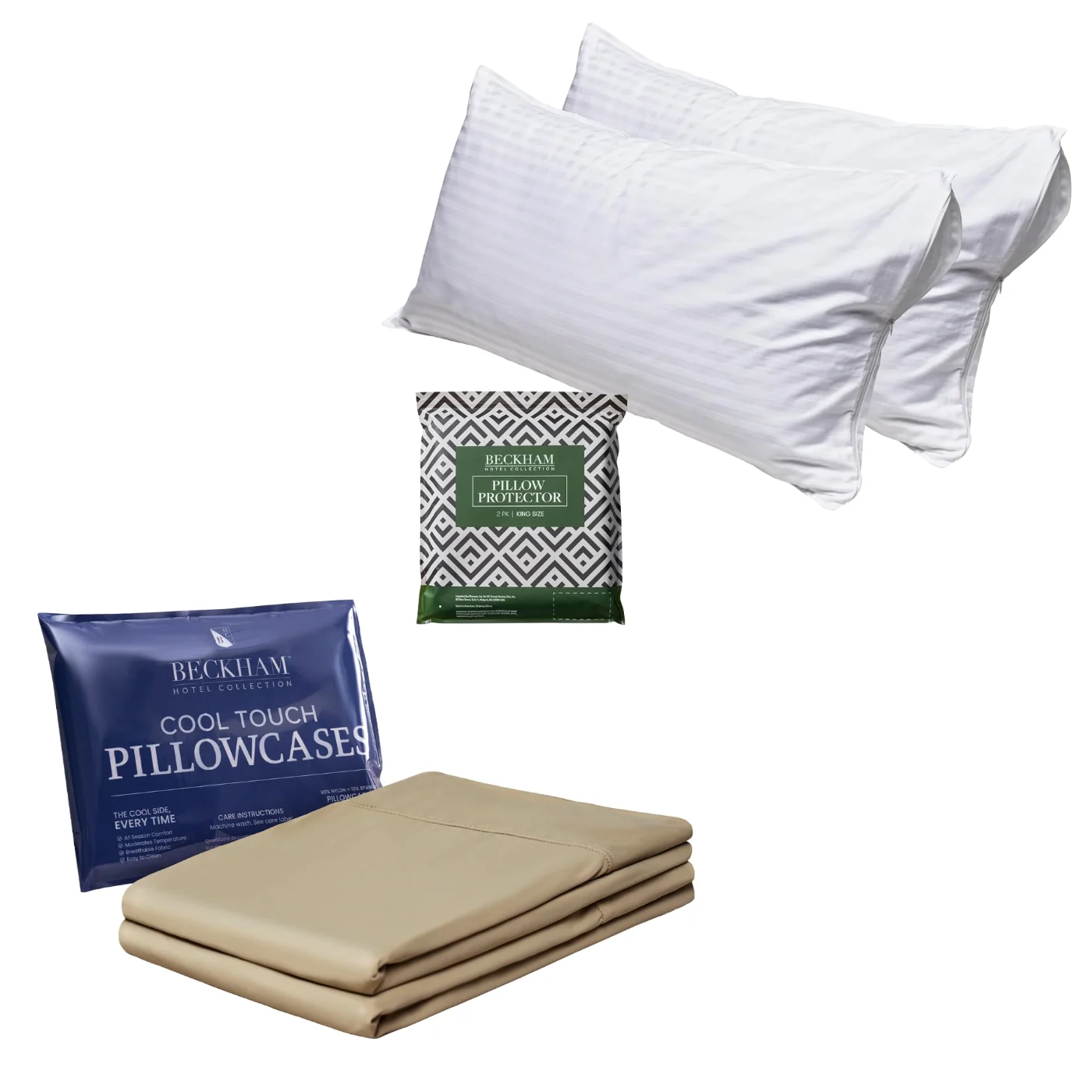 Sand Pillow Protectors King, Set of 2