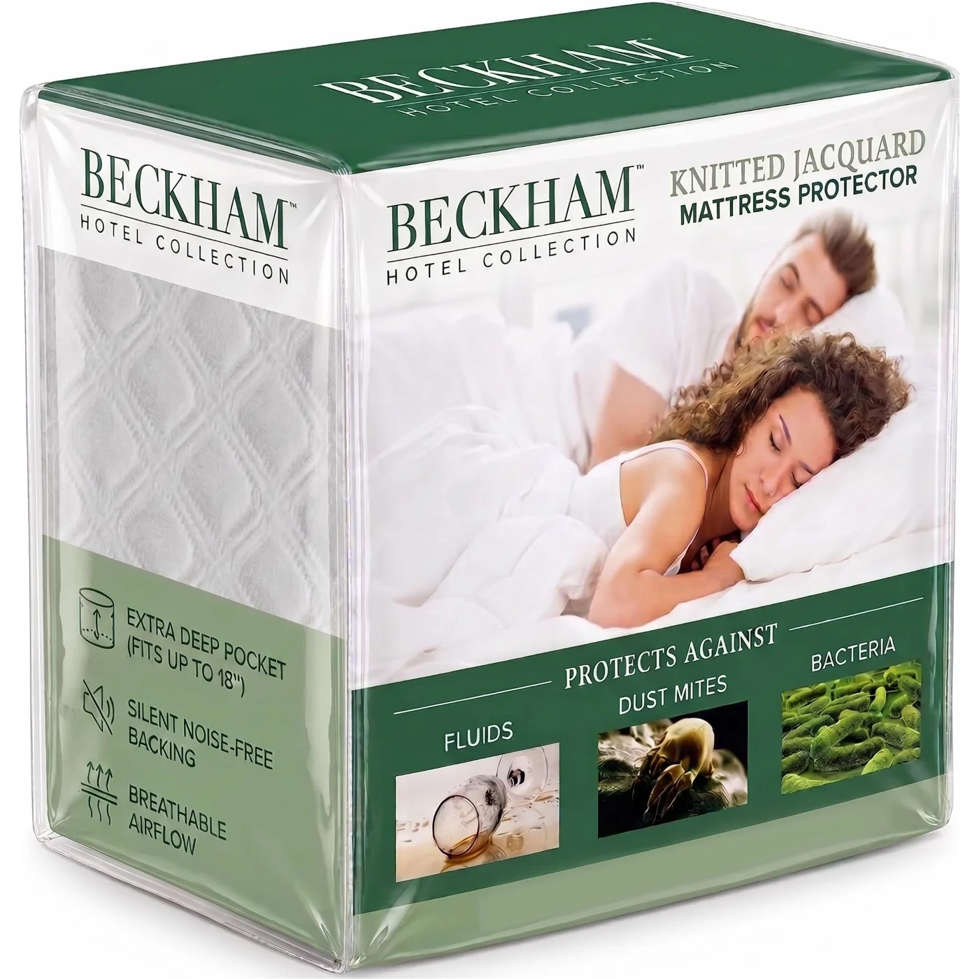 Hotel-Grade Viscose Blend Mattress Protector Full