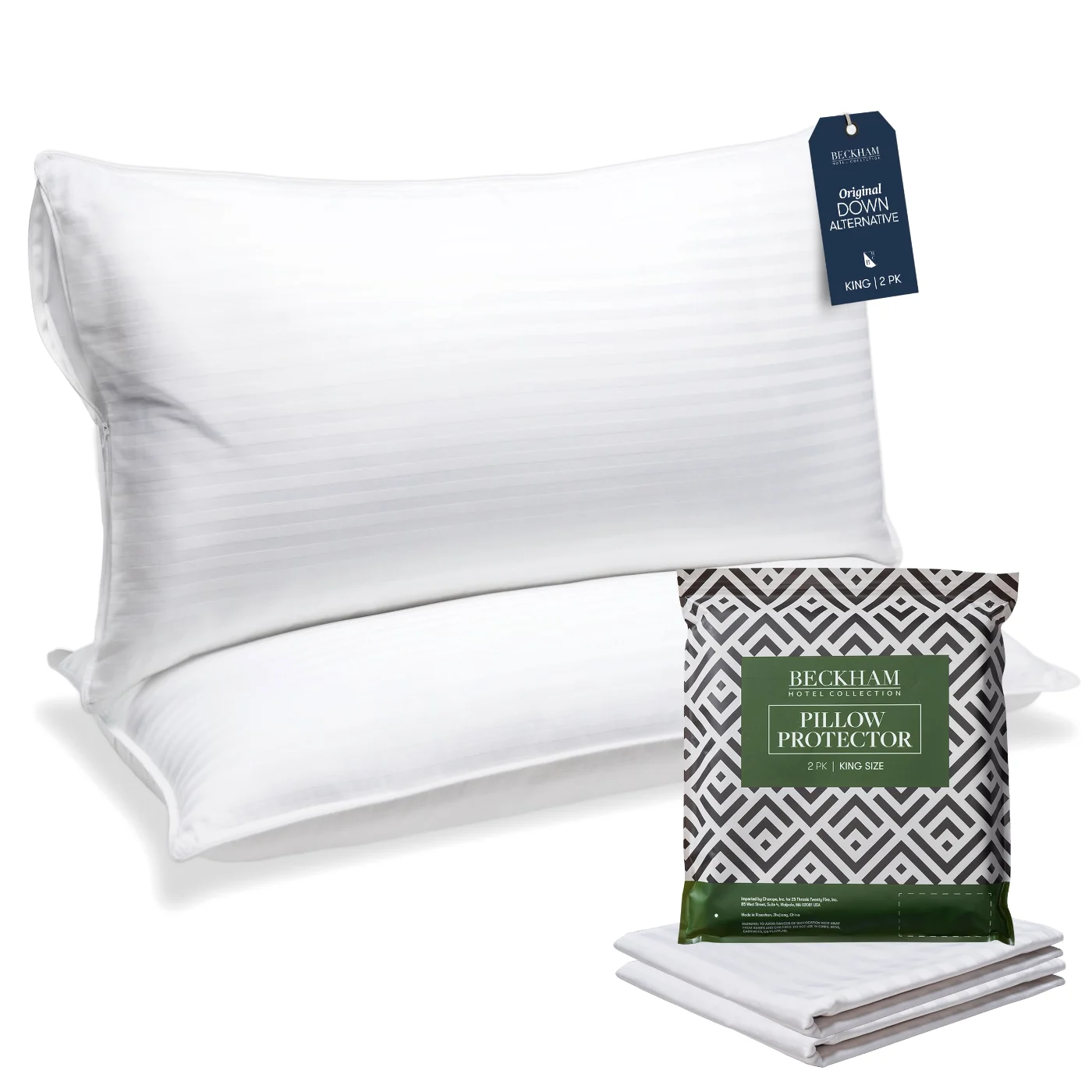 White Pillow Protectors King