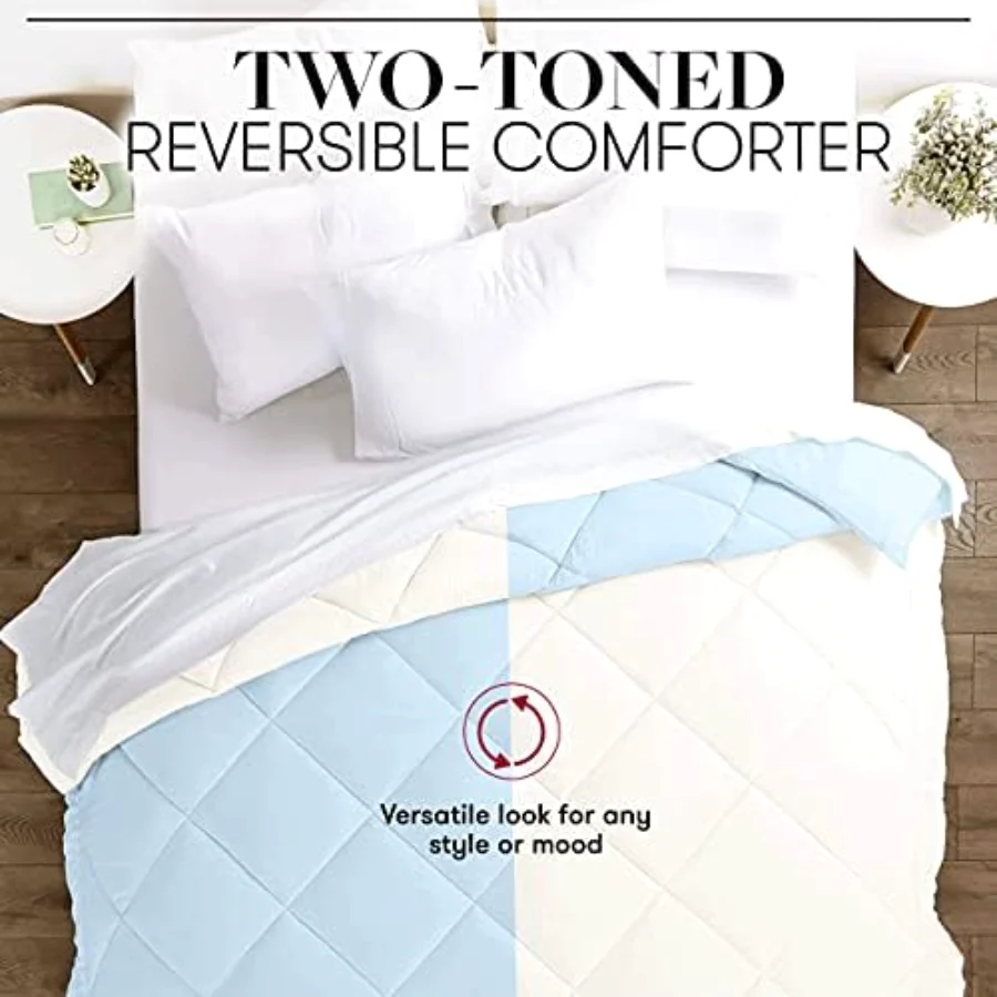 Goose Down Alternative Reversible Comforter Twin/Twin XL, view 3