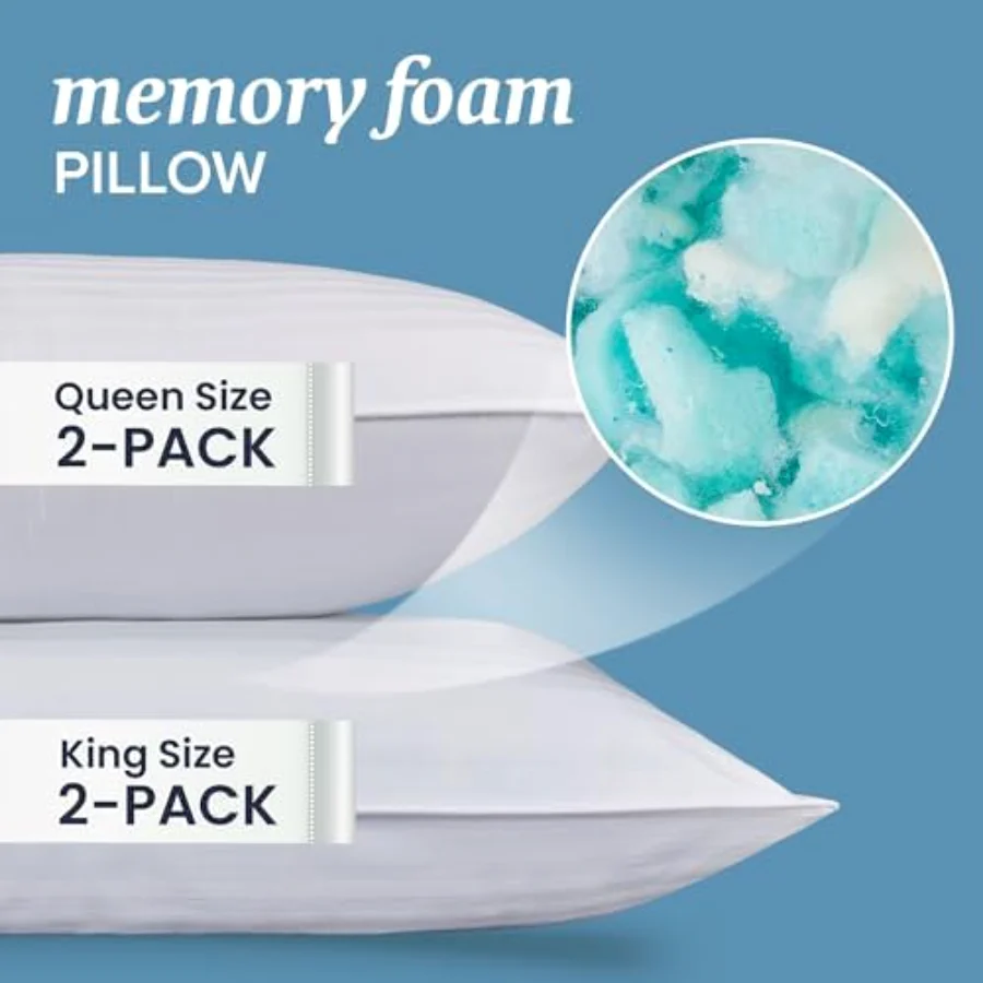 Memory Foam Bedding Bundle Queen, view 2
