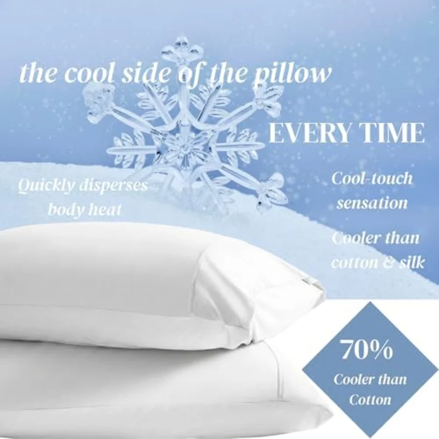 White Pillowcases Queen, view 7