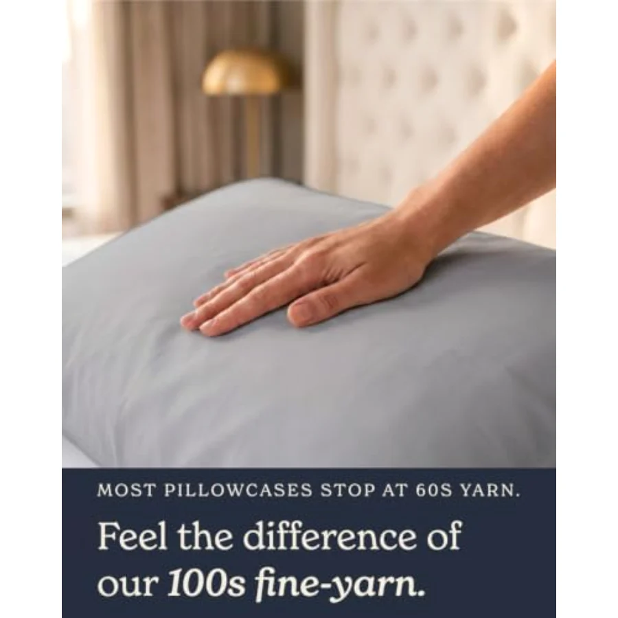 Cool Touch Sateen Pillowcases King, view 7