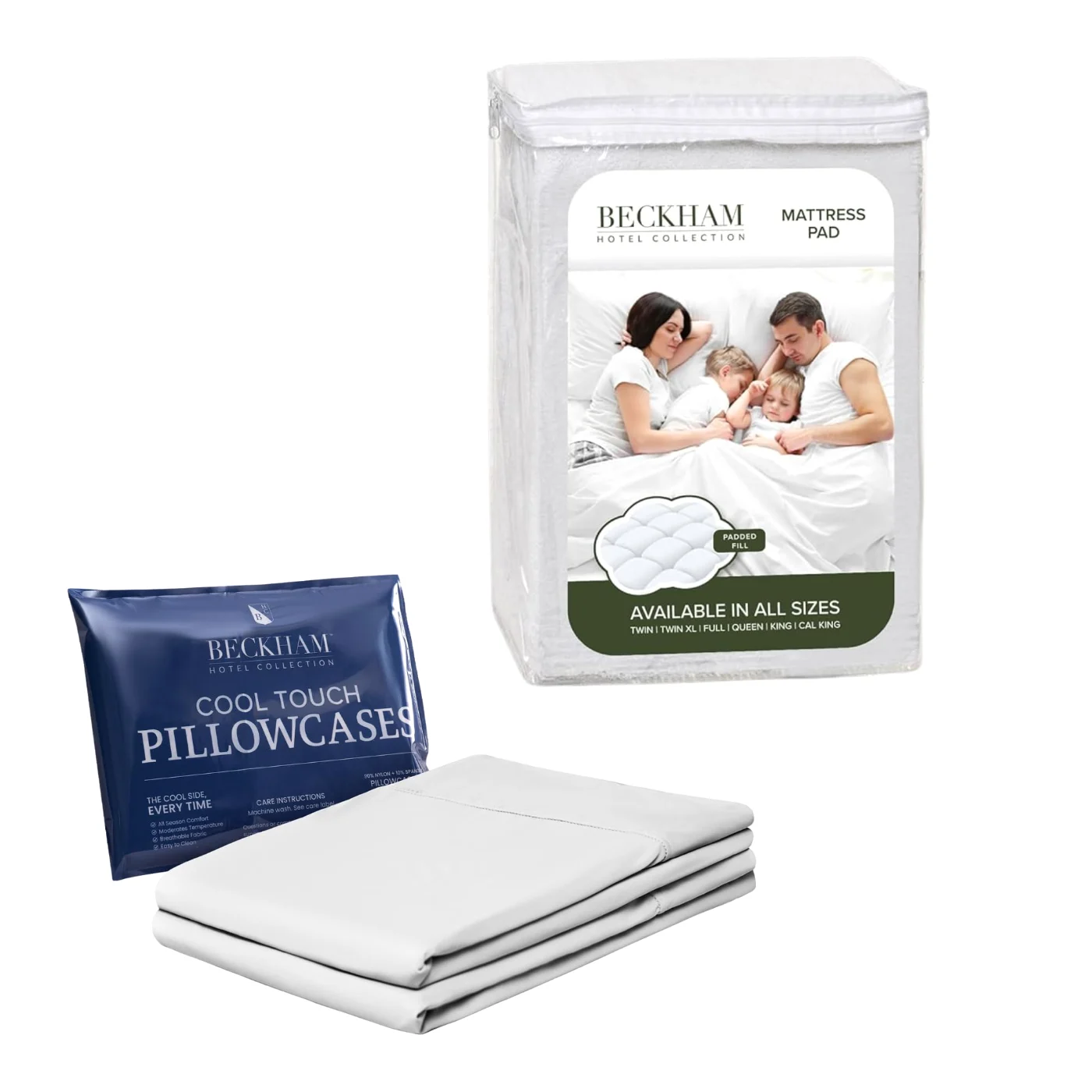 White Pillowcases King, F8MG