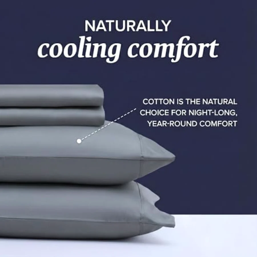 500TC Sateen Pillowcases King, VYFY, view 3