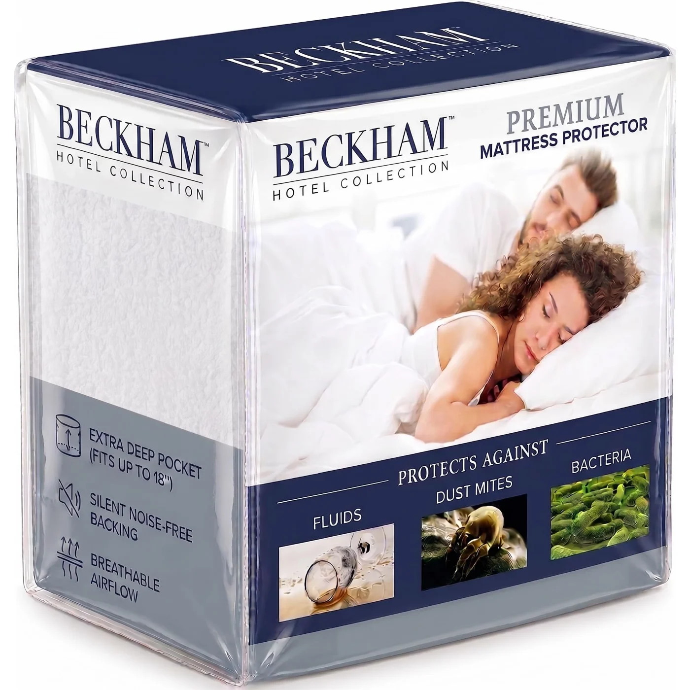 Hotel-Grade Cotton Blend Mattress Protector Twin